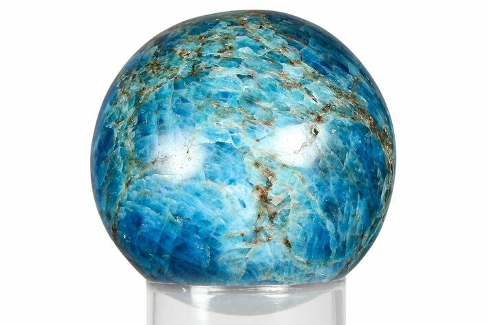 Bright Blue Apatite Sphere - Madagascar #367048